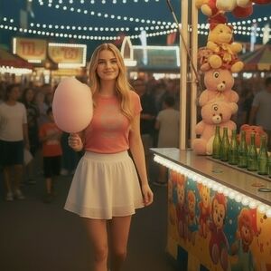 American Eagle Hey Baby Ribbed Daisy Graphic Tee - Pink - Size XS